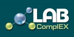 International Exhibition "LABComplEX". Analytics. Laboratory. Biotechnologies. HI-TECH logo