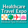 X Anniversary International Exhibition Healthcare Travel Expo logo